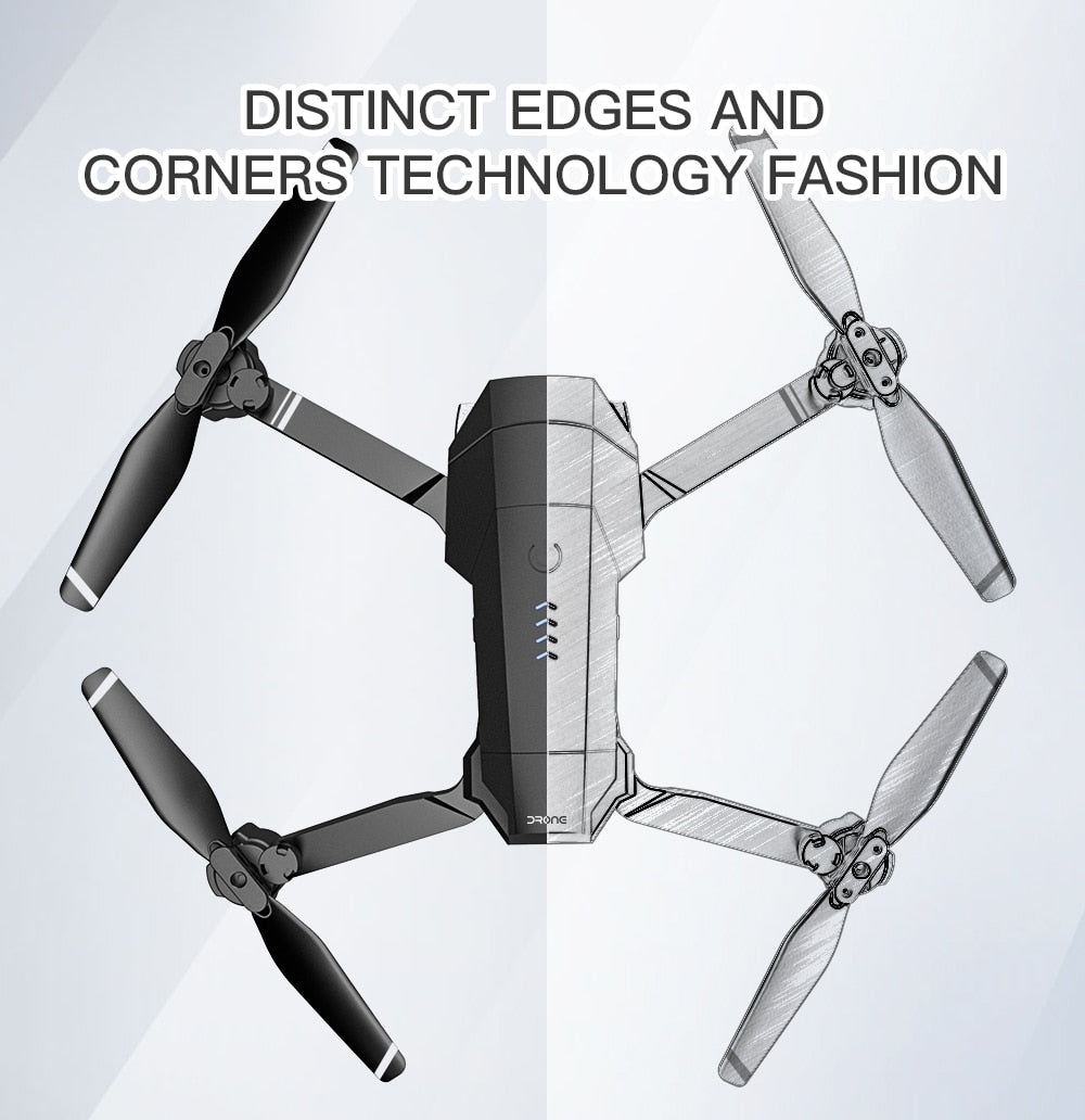 Foldable RC Drone with HD Camera – Compact Quadcopter for Aerial Photography & Stunts