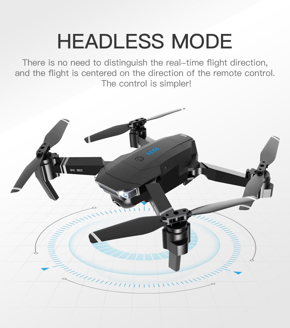 Foldable RC Drone with HD Camera – Compact Quadcopter for Aerial Photography & Stunts