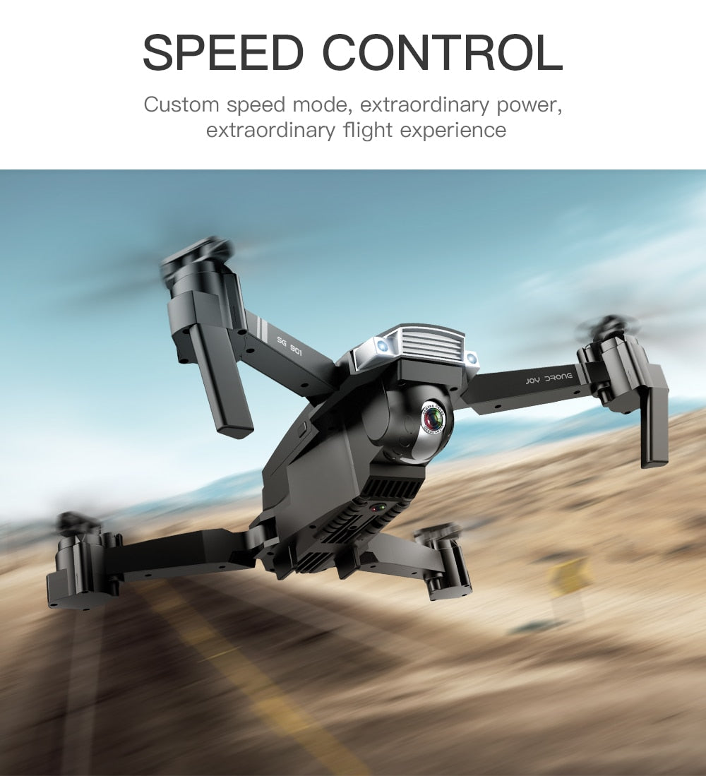 Foldable RC Drone with HD Camera – Compact Quadcopter for Aerial Photography & Stunts