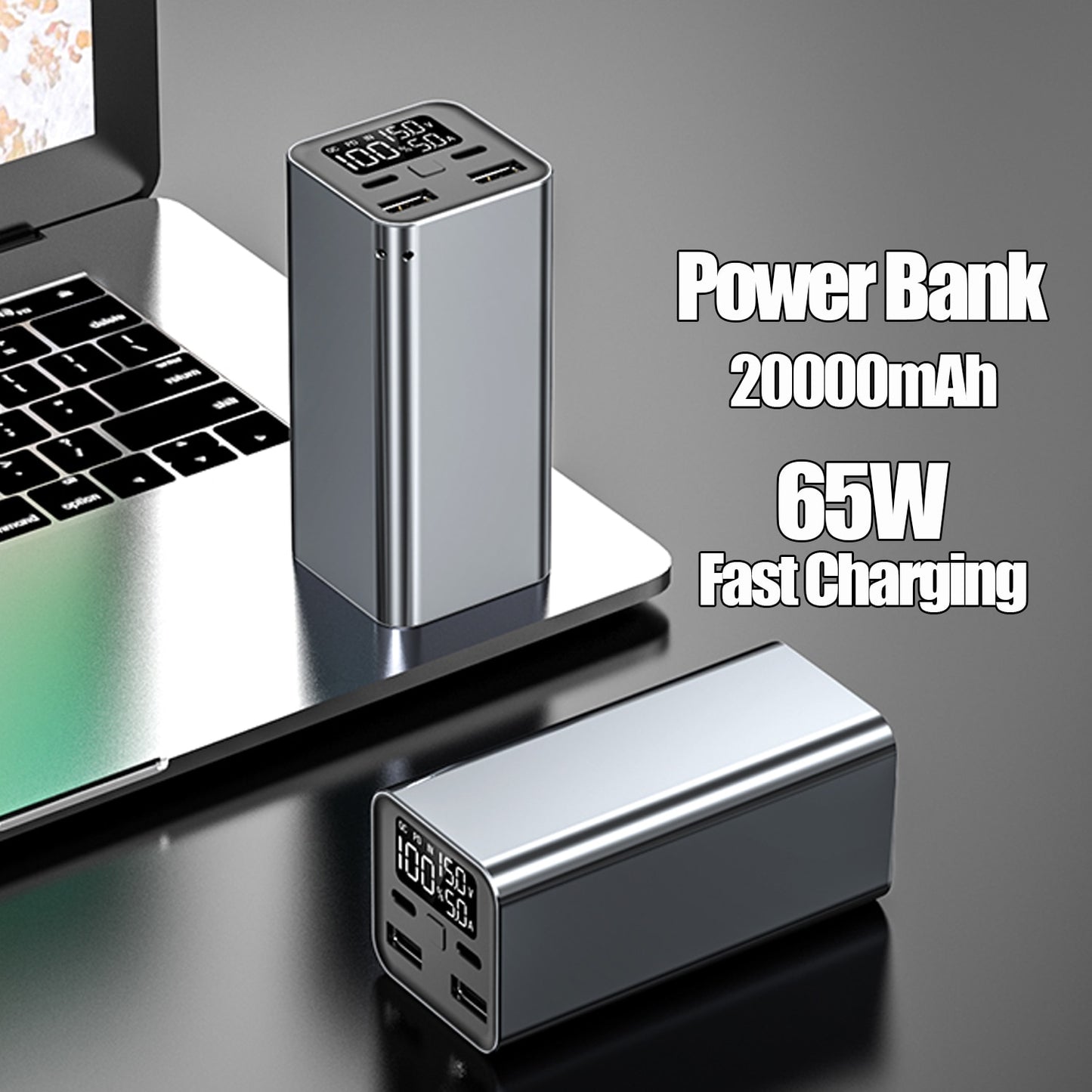 High-Power Laptop Charging Power Bank – Portable Fast Charger for Laptops, Tablets & Smartphones