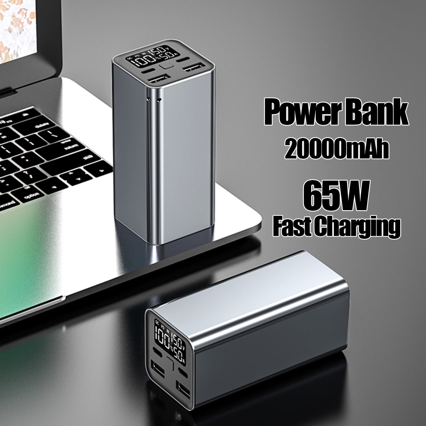 High-Power Laptop Charging Power Bank – Portable Fast Charger for Laptops, Tablets & Smartphones