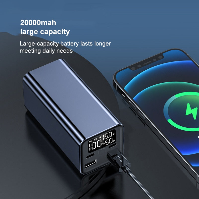 High-Power Laptop Charging Power Bank – Portable Fast Charger for Laptops, Tablets & Smartphones