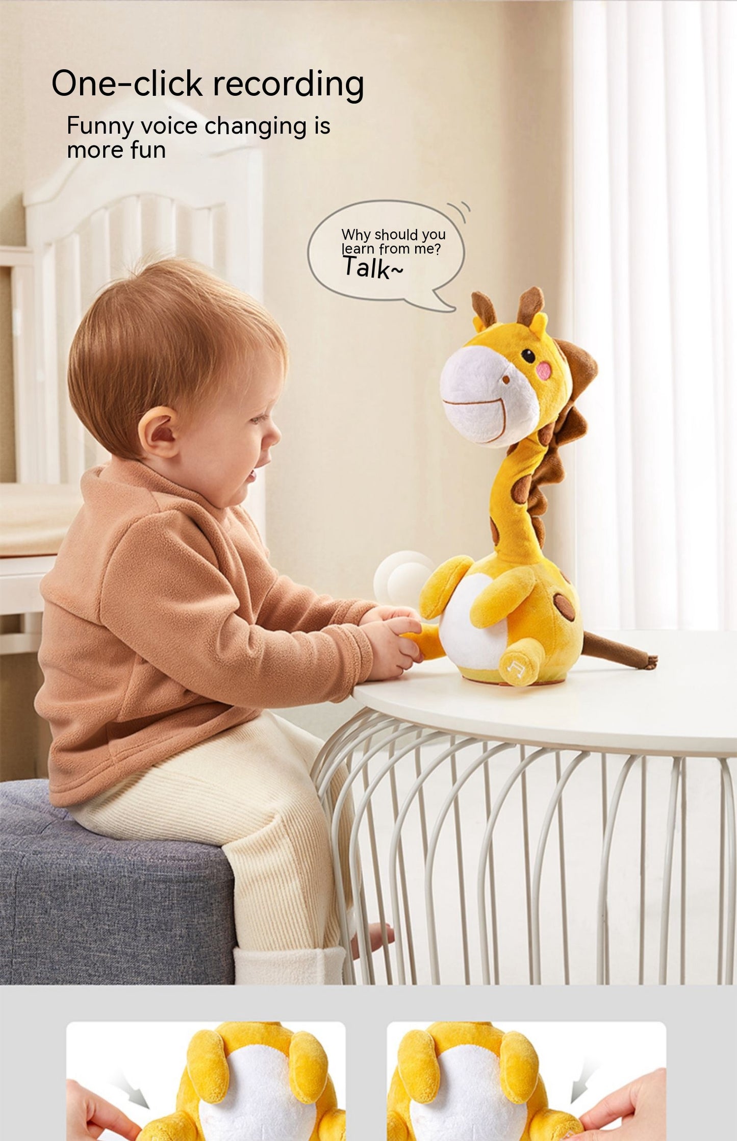 Interactive Baby Puzzle Training Doll Toy – Early Learning Plush Educational Toy for Toddlers