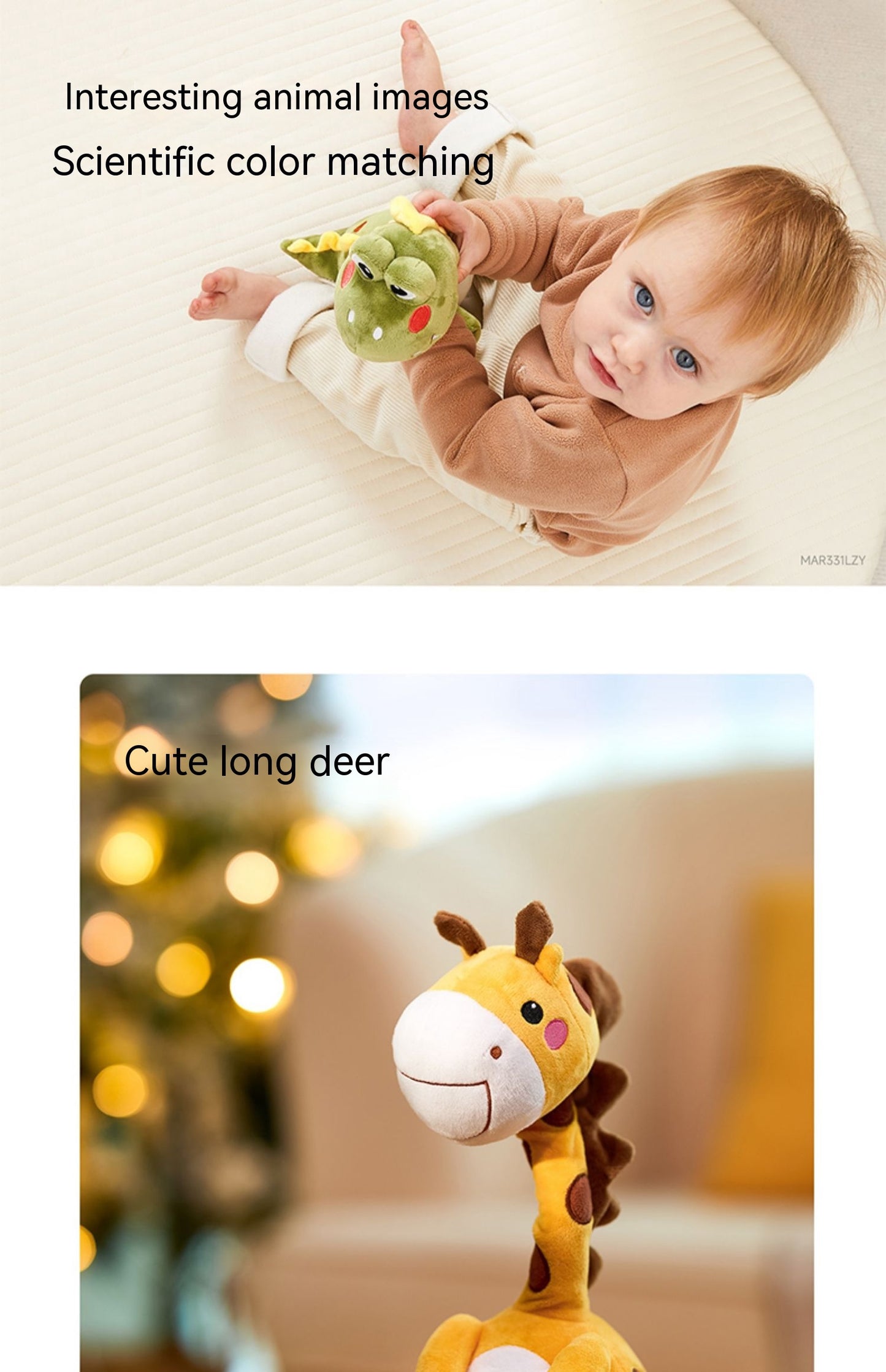 Interactive Baby Puzzle Training Doll Toy – Early Learning Plush Educational Toy for Toddlers