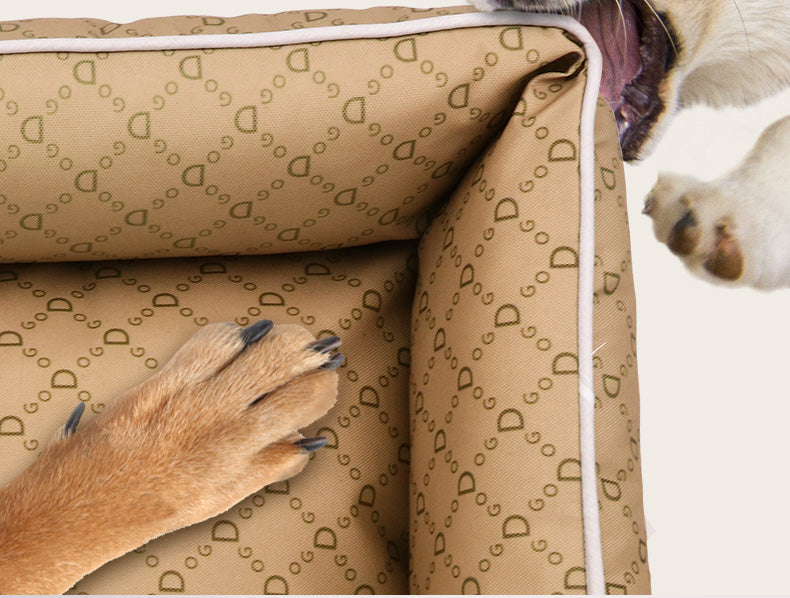 Waterproof Pet Bed – Bite-Resistant, Scratch-Proof, All-Season Kennel for Small Dogs