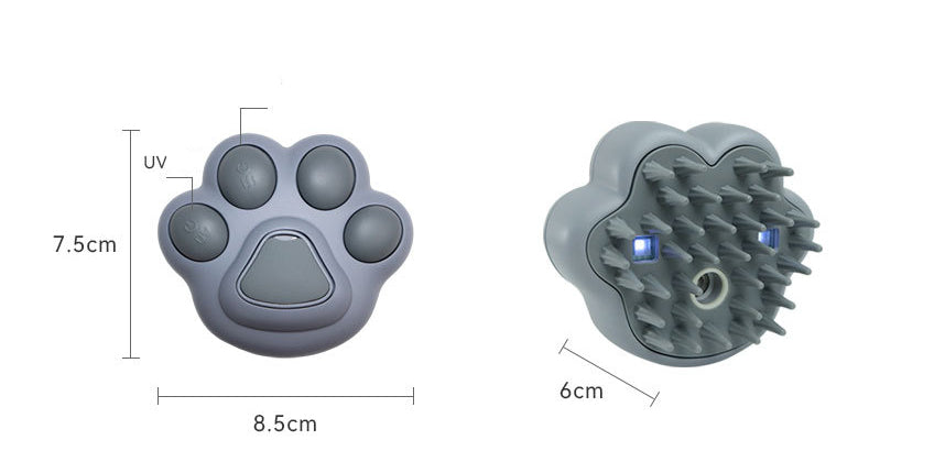 Pet Steam Hair Removal & Massage Comb – Relaxing Grooming Tool for Dogs & Cats