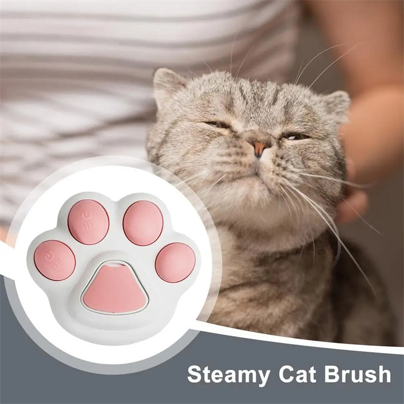 Pet Steam Hair Removal & Massage Comb – Relaxing Grooming Tool for Dogs & Cats