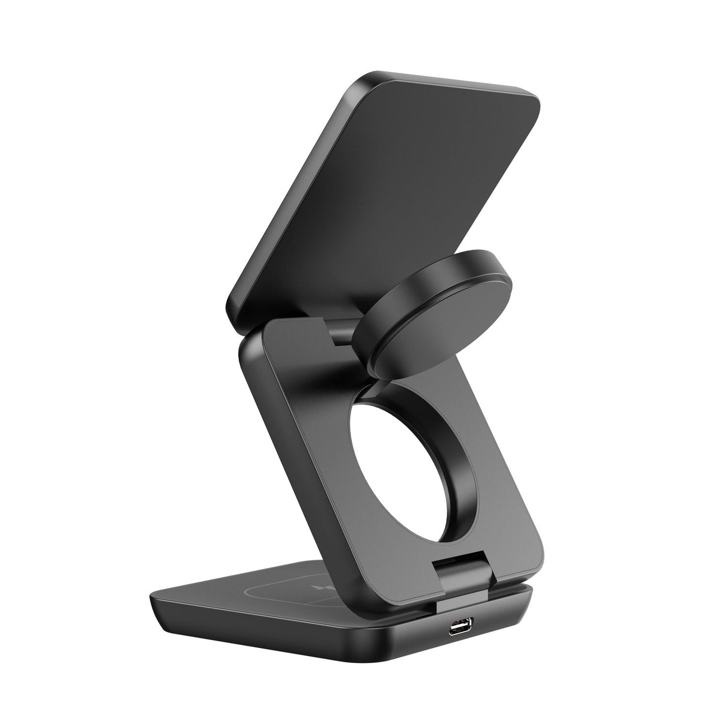 3-in-1 Foldable Magnetic Wireless Charger – Portable Fast Charging Pad for Phone, Watch & Earbuds