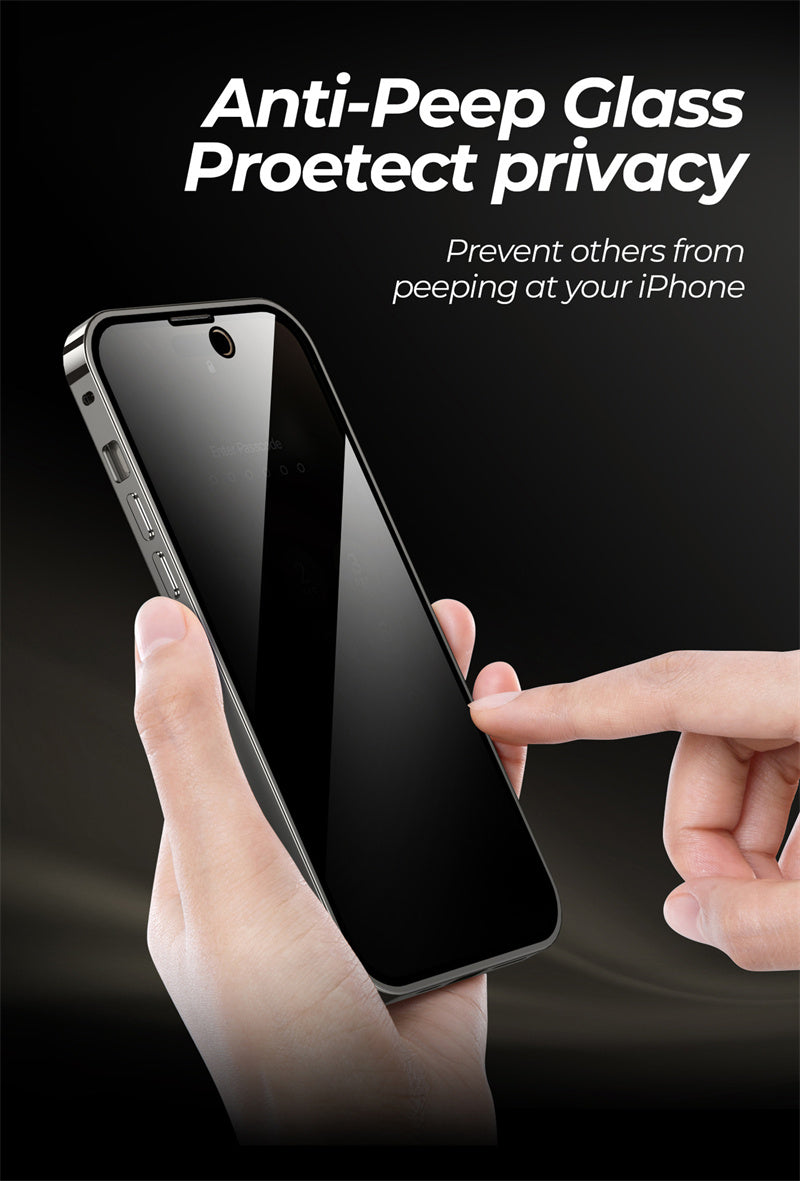 Magnetic Privacy Phone Case – Full-Cover Double-Sided Lens Protection with Wireless Charging Support
