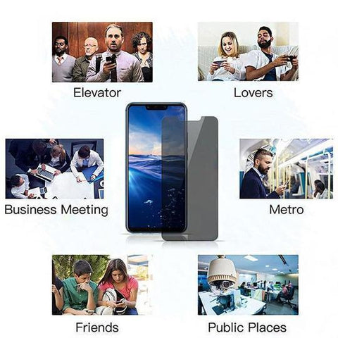 Anti-Peep Magnetic Privacy Phone Case – 360° Magnetic Glass Protective Shell