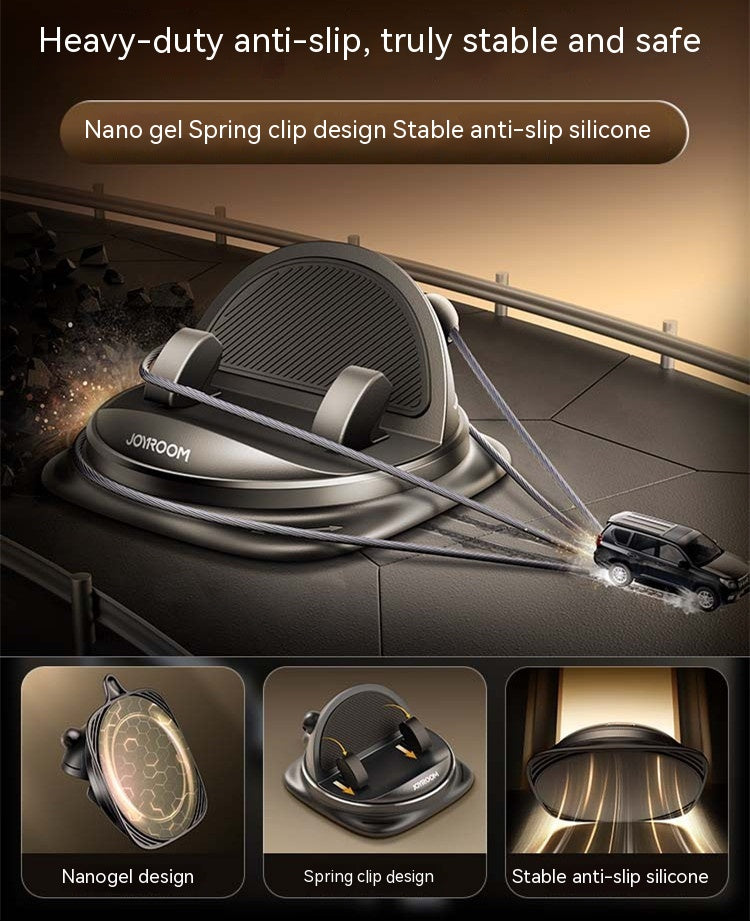 Universal Anti-Slip Car Phone Holder – Reusable Silicone Dashboard Mount for Smartphones