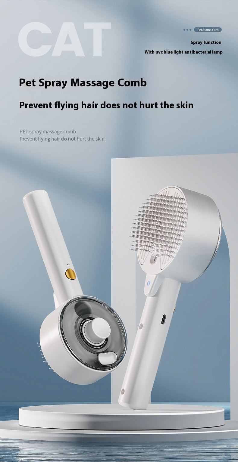 Self-Cleaning Pet Hair Remover Brush – Grooming Tool for Dogs & Cats