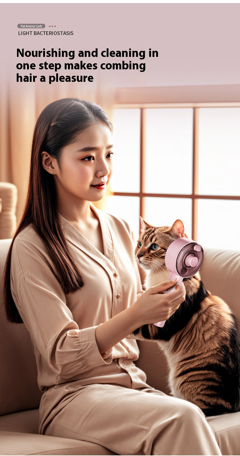Self-Cleaning Pet Hair Remover Brush – Grooming Tool for Dogs & Cats