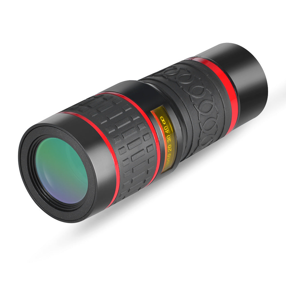 Mobile Phone Telescope Lens – 12x Zoom Clip-On Monocular Telephoto for Smartphones