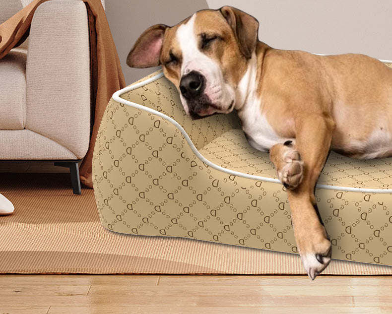 Waterproof Pet Bed – Bite-Resistant, Scratch-Proof, All-Season Kennel for Small Dogs