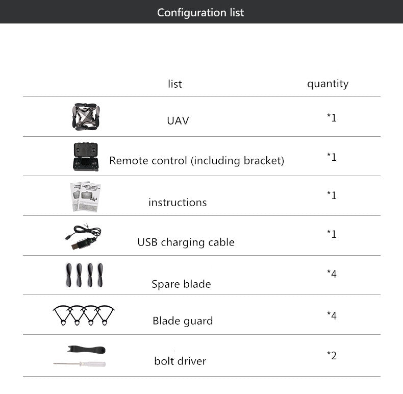 Mini Folding Drone with Luggage-Style Storage Box – 4-Axis RC Drone Toy with Aerial Photography for Kids