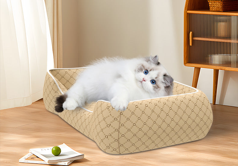 Waterproof Pet Bed – Bite-Resistant, Scratch-Proof, All-Season Kennel for Small Dogs