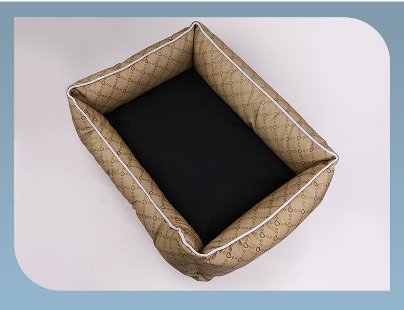 Waterproof Pet Bed – Bite-Resistant, Scratch-Proof, All-Season Kennel for Small Dogs