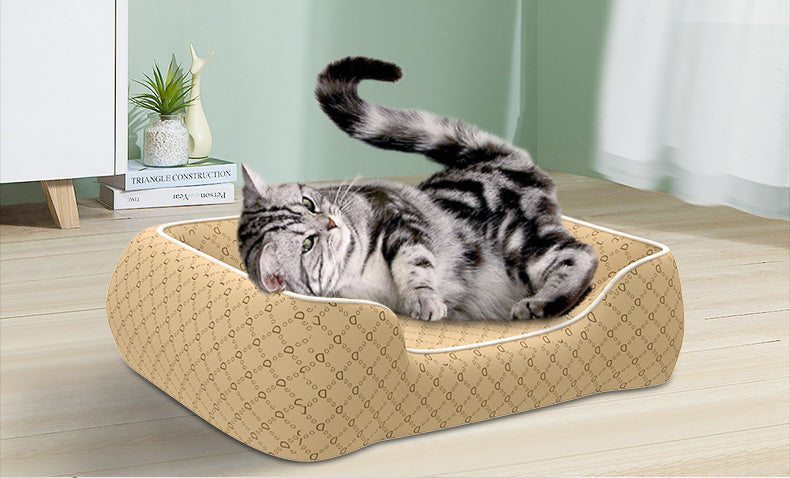 Waterproof Pet Bed – Bite-Resistant, Scratch-Proof, All-Season Kennel for Small Dogs