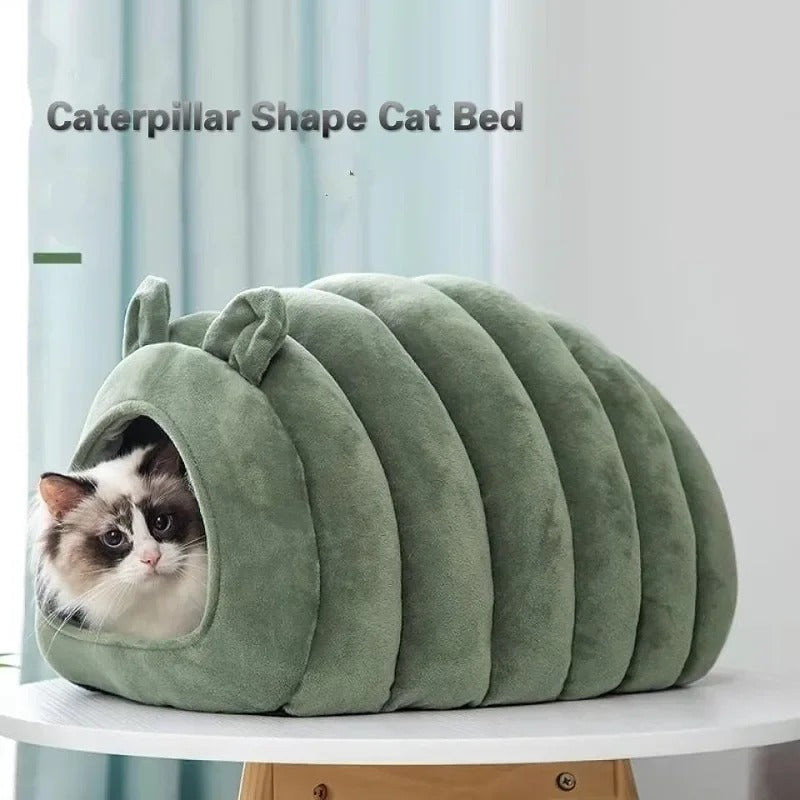 Cozy Pet Bed Basket – Soft Cushion House for Cats, Kittens & Small Dogs
