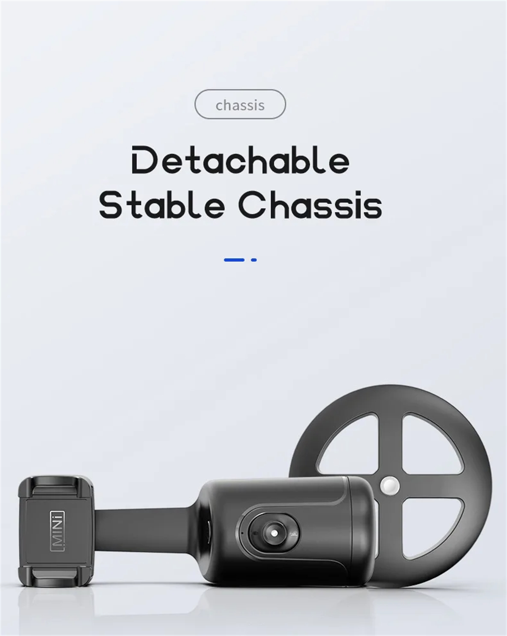 360° AI Auto Face Tracking Gimbal – Smart Phone Stabilizer for Vlogging, Video & Live Streaming