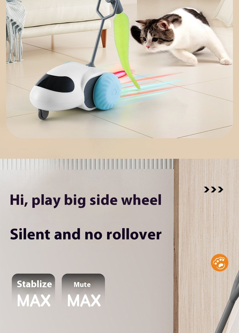 Smart Gravity Sensor Cat Toy Car – Electric Self-Running Chase Toy for Indoor Cats
