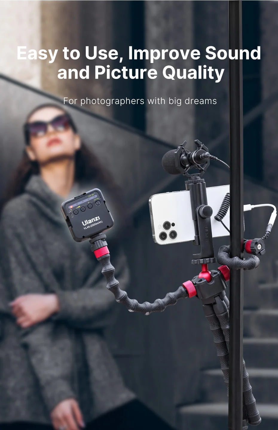 Flexible Octopus Camera Tripod – Universal Bendable Stand for Phones, Cameras & Action Cams