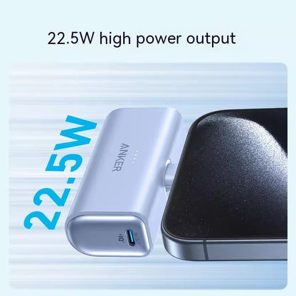 Capsule Mini Power Bank – Ultra-Compact Portable Mobile Charger for On-the-Go Power