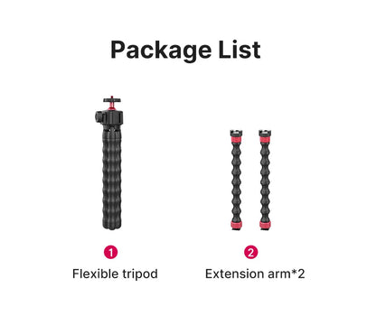 Flexible Octopus Camera Tripod – Universal Bendable Stand for Phones, Cameras & Action Cams