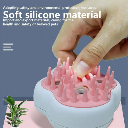 Pet Steam Hair Removal & Massage Comb – Relaxing Grooming Tool for Dogs & Cats