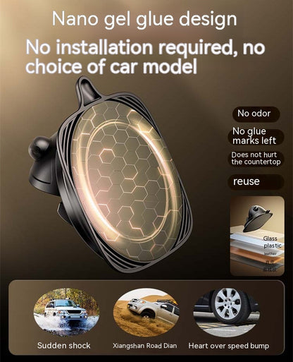 Universal Anti-Slip Car Phone Holder – Reusable Silicone Dashboard Mount for Smartphones