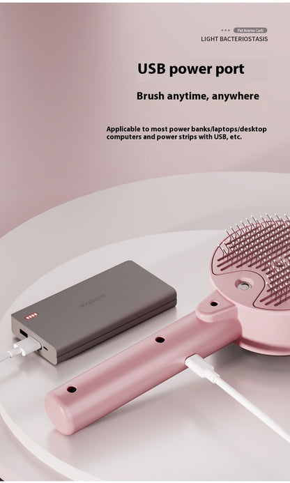 Self-Cleaning Pet Hair Remover Brush – Grooming Tool for Dogs & Cats