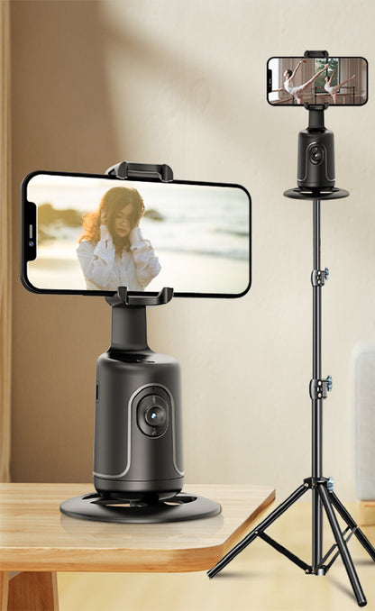 360° AI Auto Face Tracking Gimbal – Smart Phone Stabilizer for Vlogging, Video & Live Streaming
