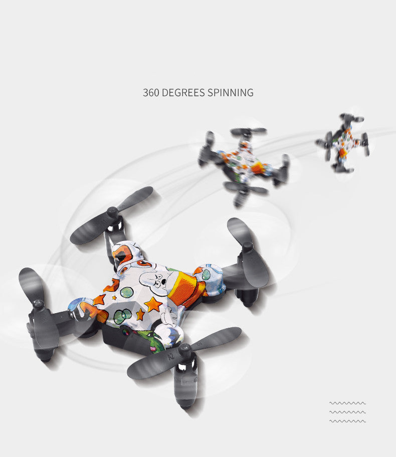 Mini Folding Drone with Luggage-Style Storage Box – 4-Axis RC Drone Toy with Aerial Photography for Kids