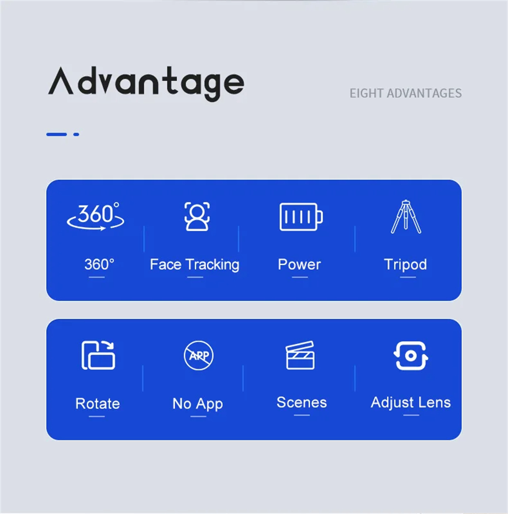 360° AI Auto Face Tracking Gimbal – Smart Phone Stabilizer for Vlogging, Video & Live Streaming