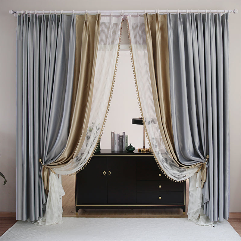 Light Luxury High-End Modern Minimalist Blackout Curtains
