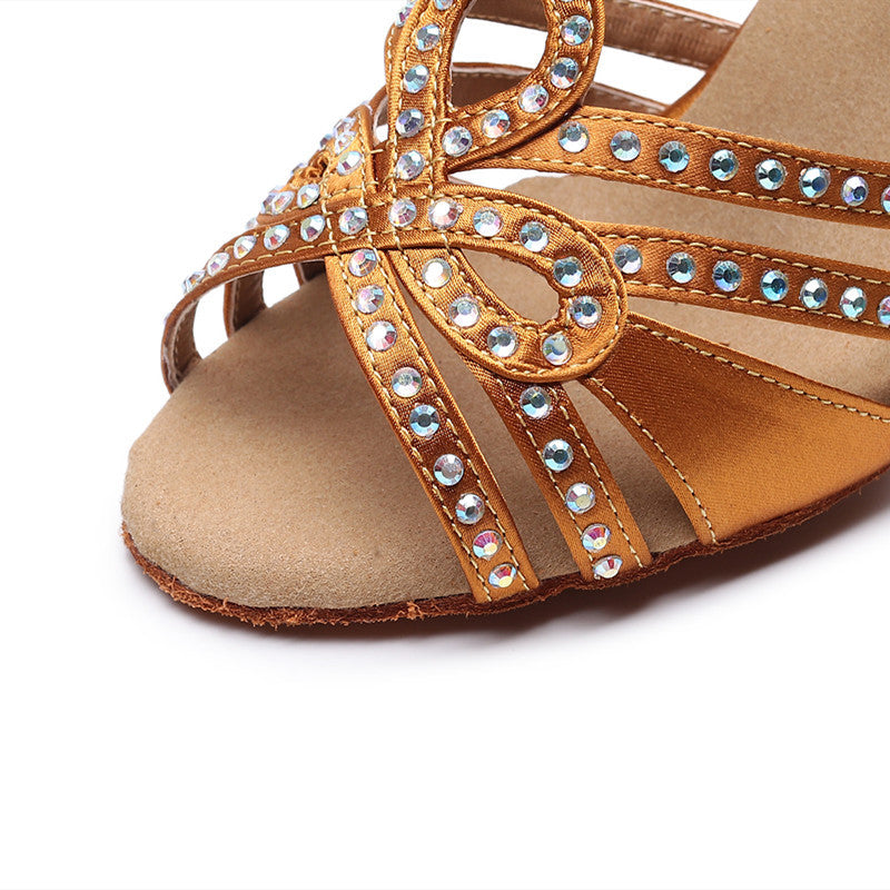 Hot Diamond Latin Dance Soft Bottom Women's High Heels