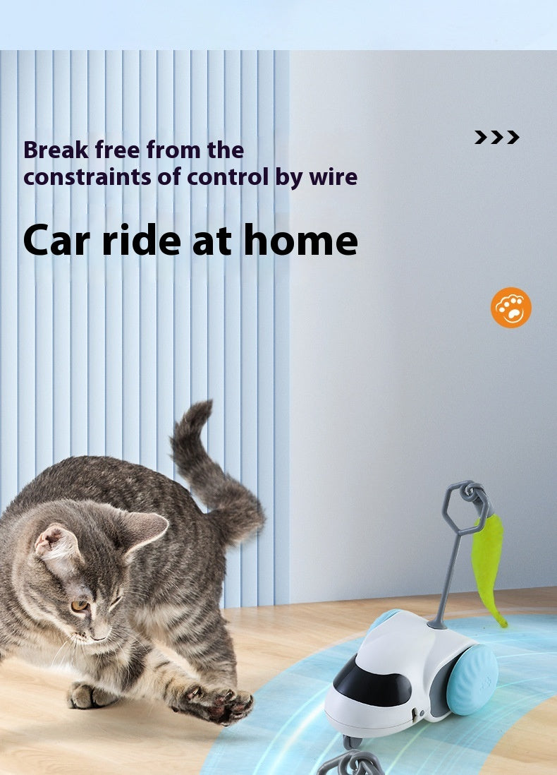 Smart Gravity Sensor Cat Toy Car – Electric Self-Running Chase Toy for Indoor Cats