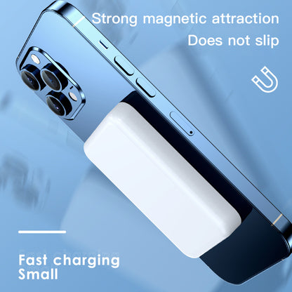Magnetic Wireless Power Bank – Slim & Lightweight Plastic Battery Pack for Smartphones