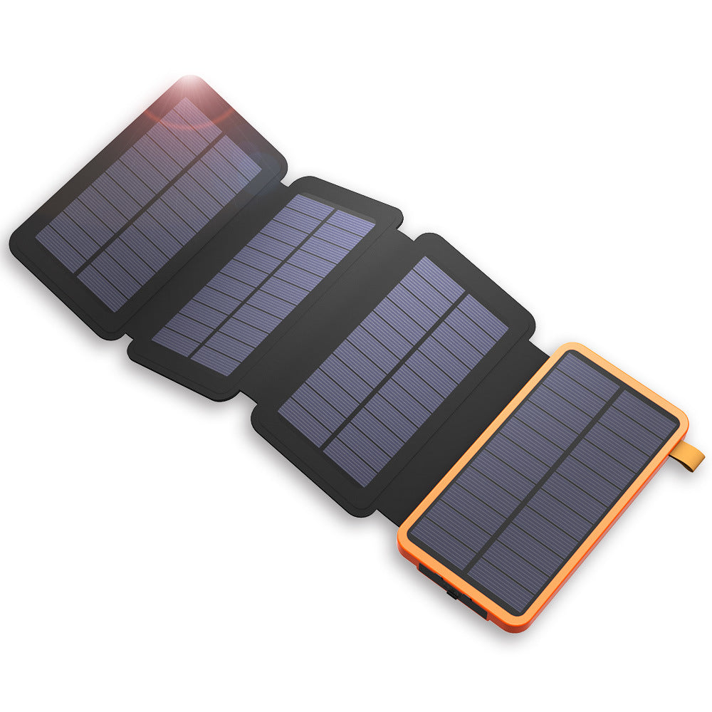 Outdoor Rainproof Solar Phone Charger – Portable Waterproof Power Bank for Travel & Camping
