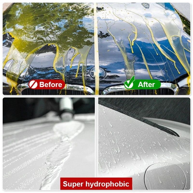 Car Ceramic Nano Coating – Hydrophobic Paint Protection, High-Gloss Polish &amp; Nano Crystal Layer