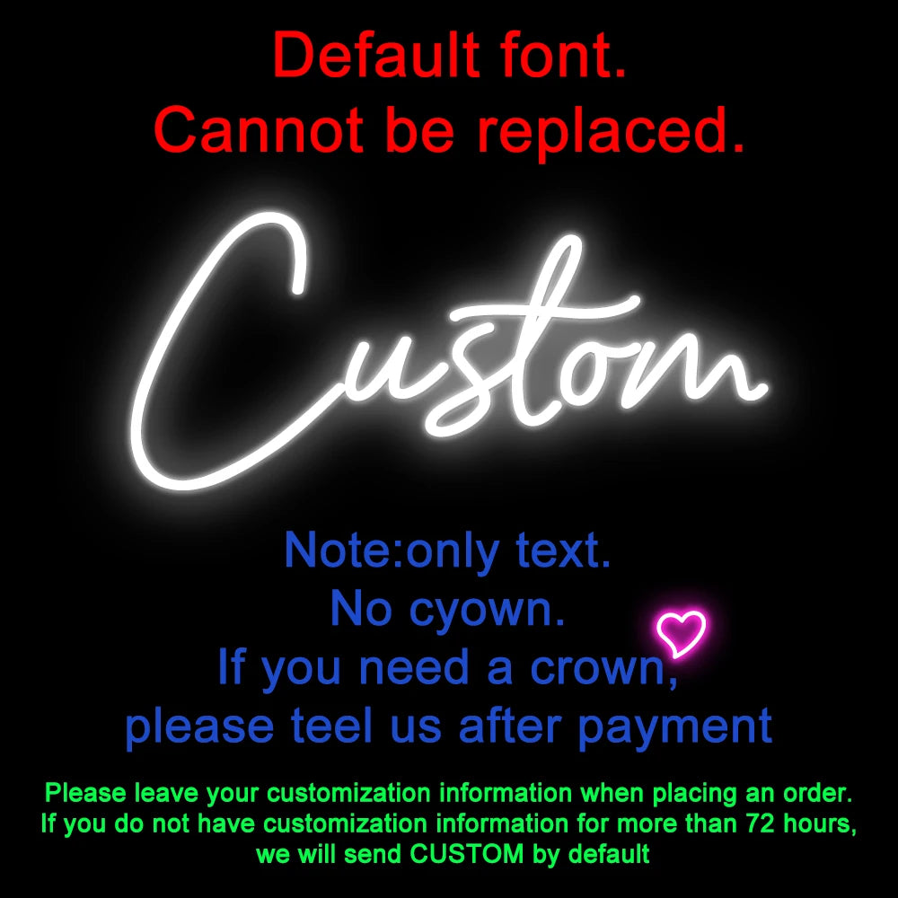 Custom Neon Sign – Personalized LED Name Light for Kids, Teens & Adults