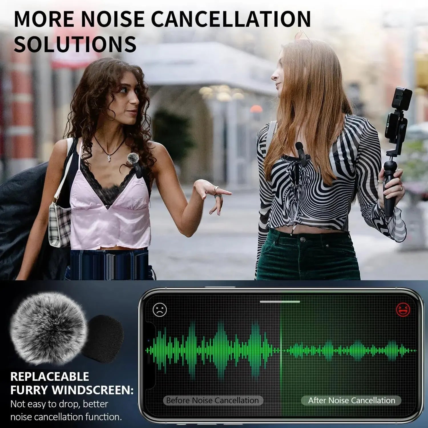 NEW Wireless Lavalier Microphone – Mini Clip-On Mic for iPhone, Android &amp; Laptop