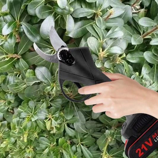 21V Cordless Electric Pruning Shears – 35mm Heavy-Duty Garden Cutter with 2x 7500mAh Batteries