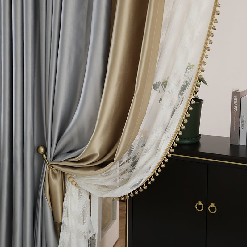 Light Luxury High-End Modern Minimalist Blackout Curtains