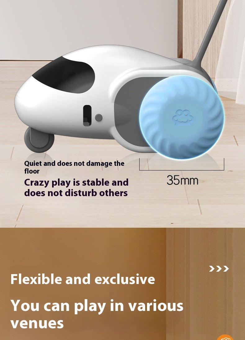 Smart Gravity Sensor Cat Toy Car – Electric Self-Running Chase Toy for Indoor Cats