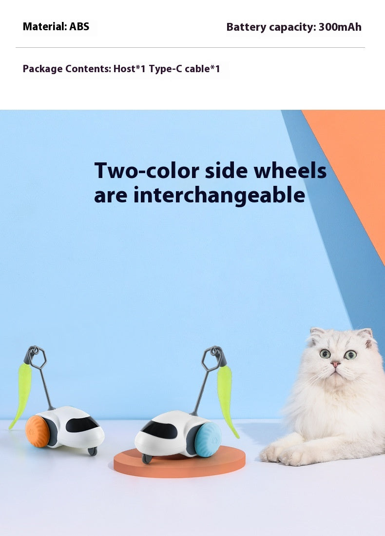 Smart Gravity Sensor Cat Toy Car – Electric Self-Running Chase Toy for Indoor Cats