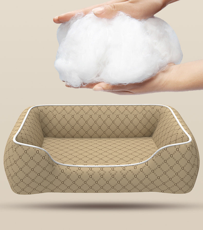 Waterproof Pet Bed – Bite-Resistant, Scratch-Proof, All-Season Kennel for Small Dogs