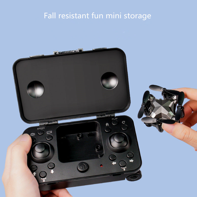Mini Folding Drone with Luggage-Style Storage Box – 4-Axis RC Drone Toy with Aerial Photography for Kids